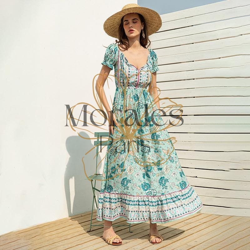 Robe Taille Haute Style Bohème – Image 8