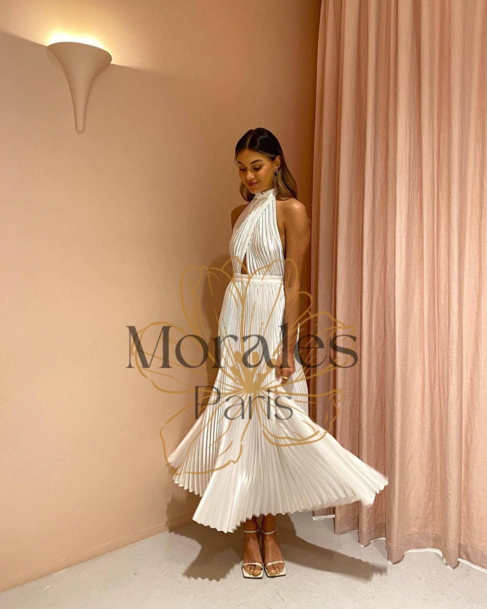 Robe De Mariage Bohème Blanche – Image 8