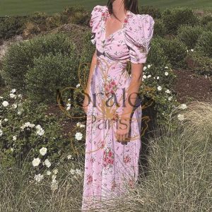 Robe Longue Rose Bohème