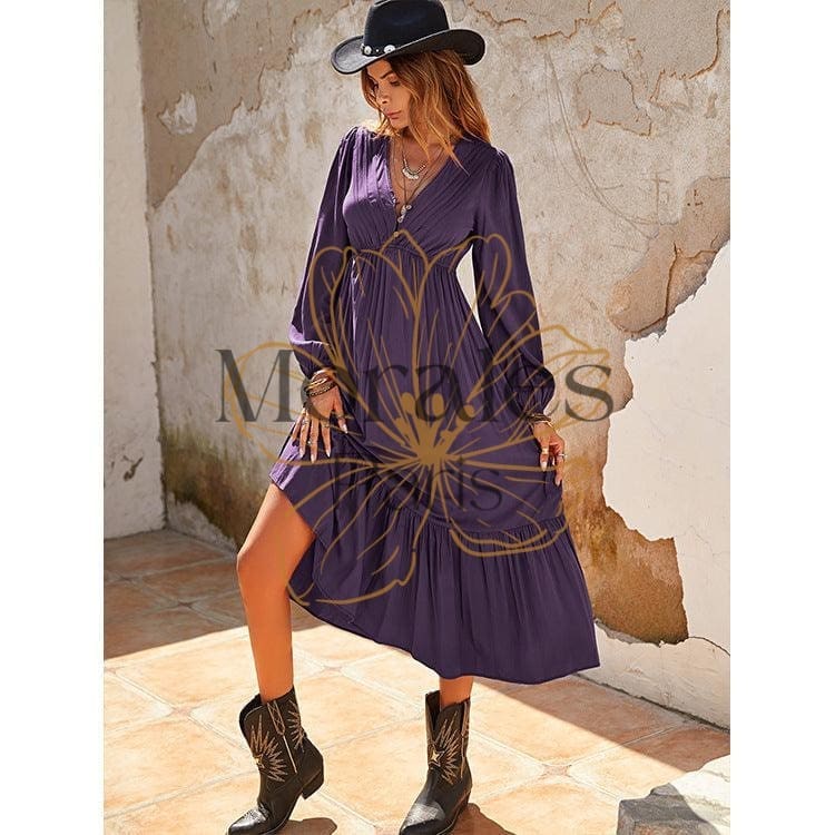 Robe Midi Bohème À Volants – Image 5