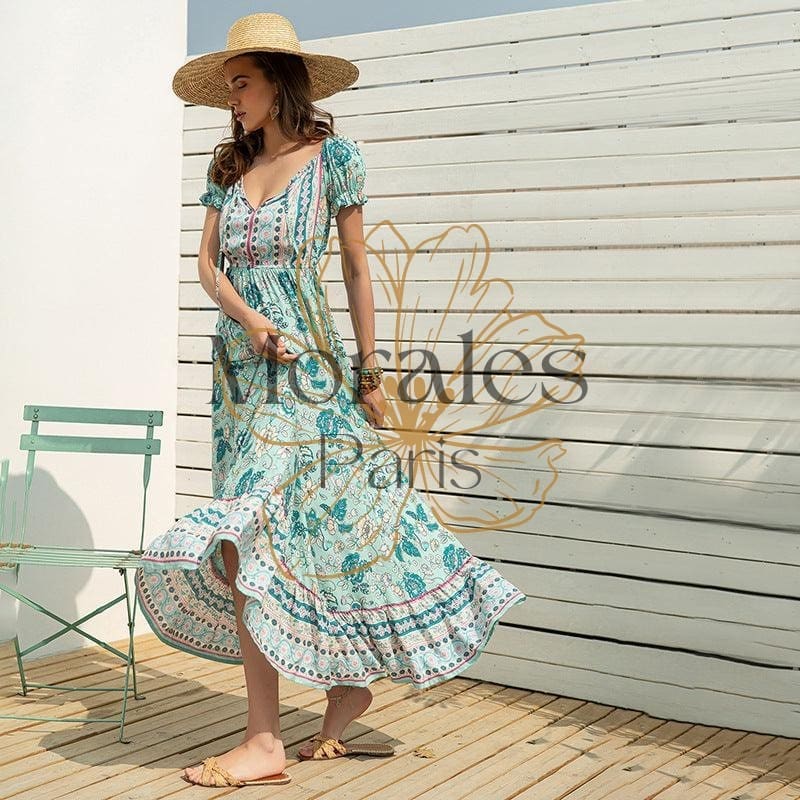 Robe Taille Haute Style Bohème – Image 6