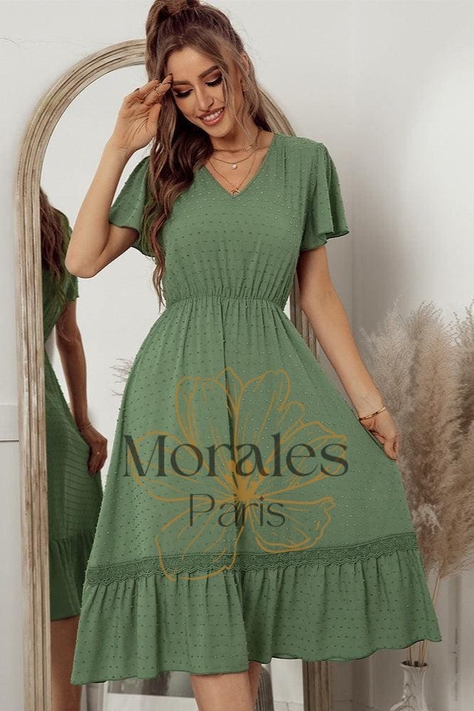 Robe Midi Style Marinière – Image 4