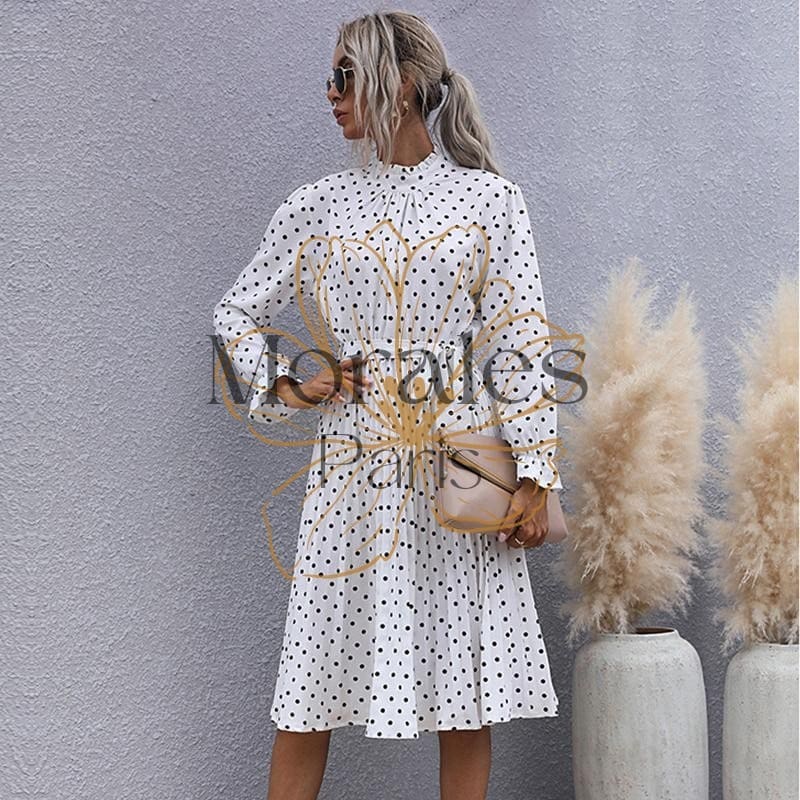 Robe Bohème Chic Imprimé Pois – Image 5