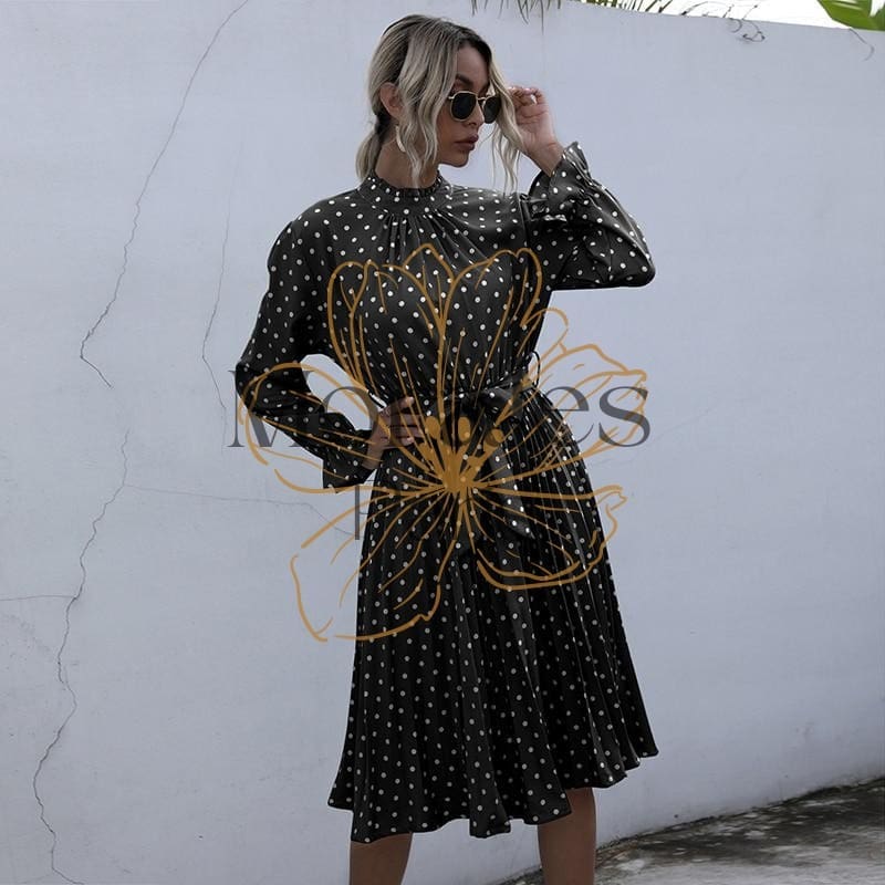 Robe Bohème Chic Imprimé Pois – Image 9