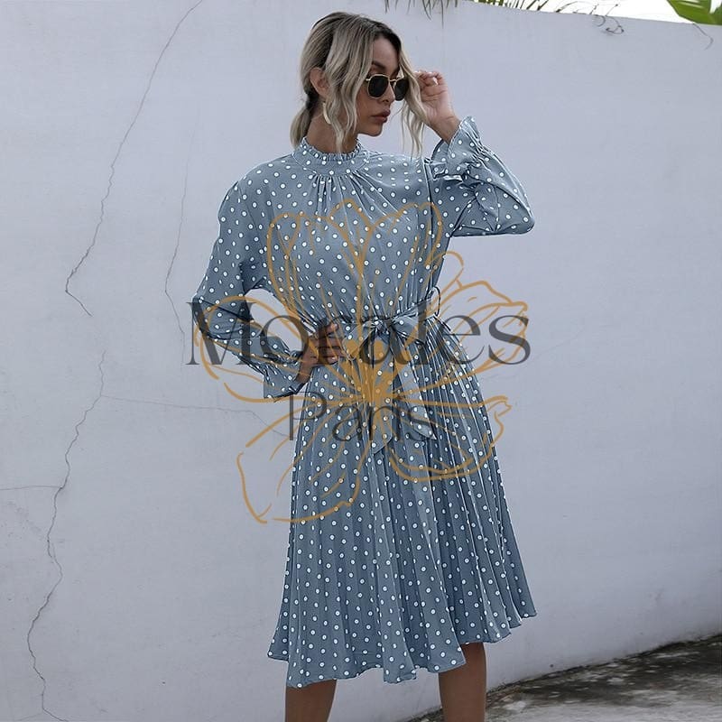 Robe Bohème Chic Imprimé Pois – Image 3