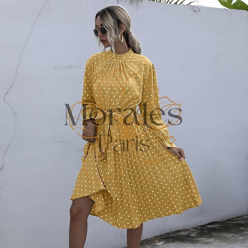 Robe Bohème Chic Imprimé Pois – Image 6