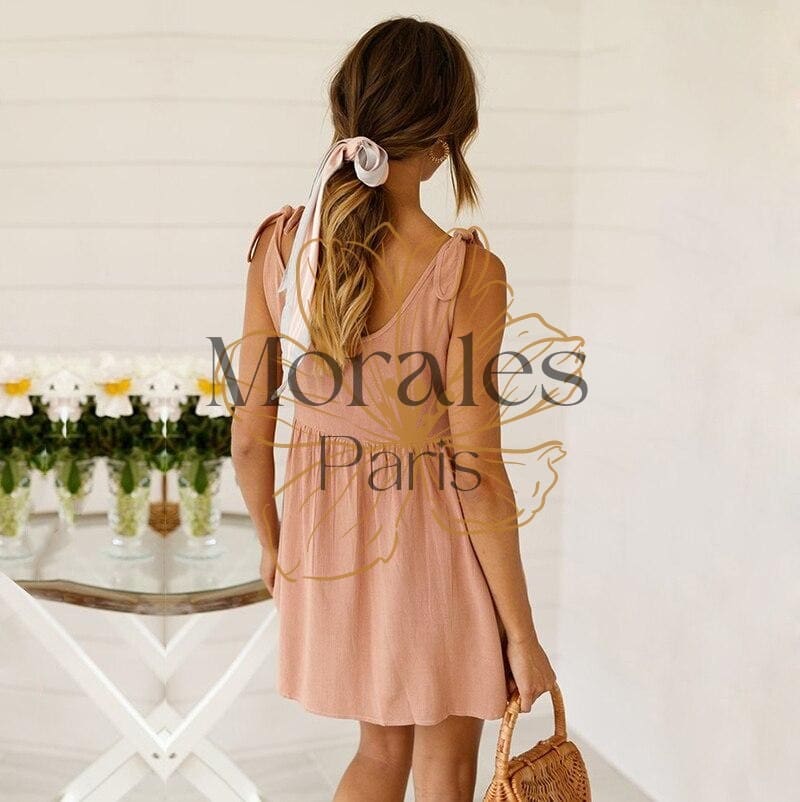 Robe Bohème Chic à Col Rond – Image 6