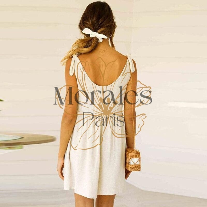 Robe Bohème Chic à Col Rond – Image 8