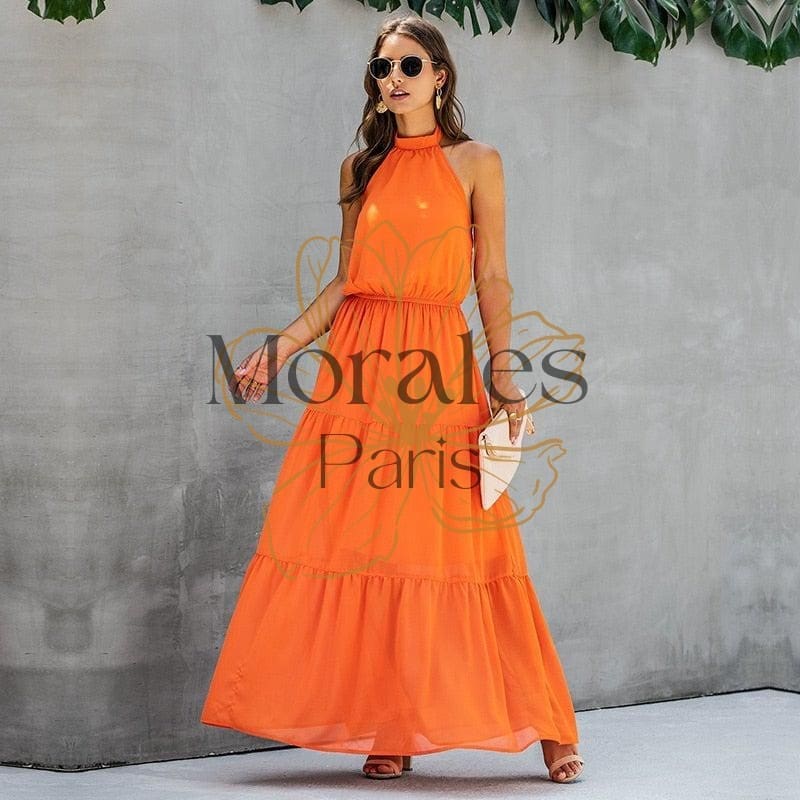 Robe Bohème Col Licou – Image 3