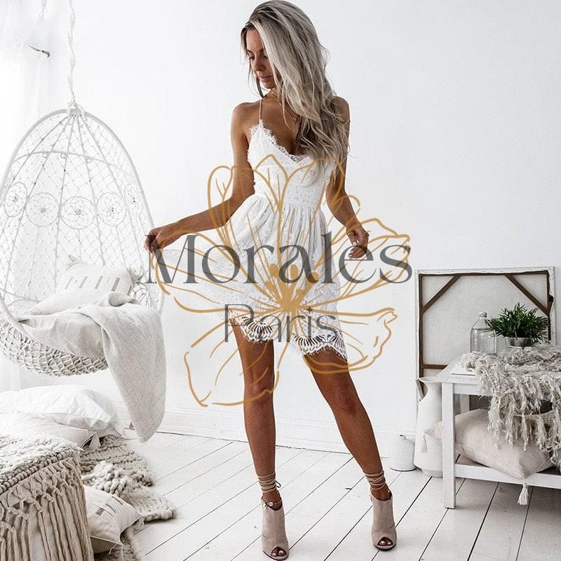 Robe Bohème Courte Sexy – Image 6