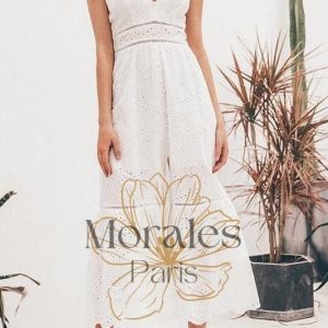 Robe Bohème Mariage Blanche en Dentelle