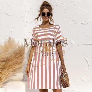 Robe Bohème Rayée & Chic