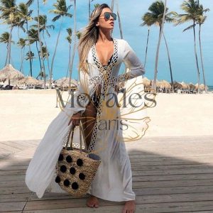 Robe Boho Blanche de Plage