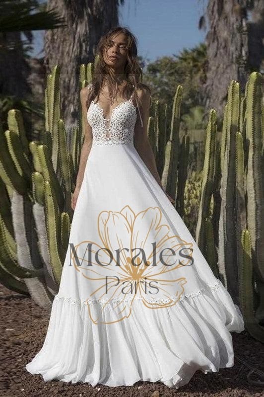 Robe de mariée boheme et chic – Image 2