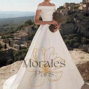 Robe de mariée bohème fluide