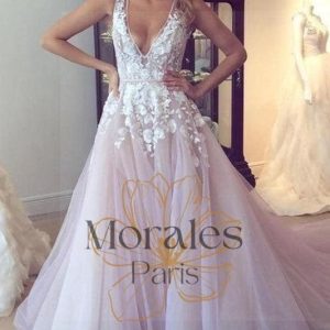 Robe de mariée bohème haute couture