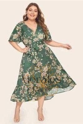 Robe longue été bohème grande taille – Image 2