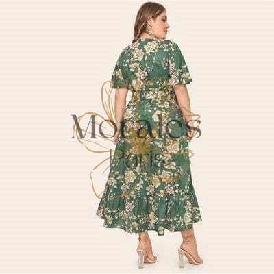 Robe longue été bohème grande taille – Image 3