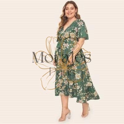 Robe longue été bohème grande taille – Image 6