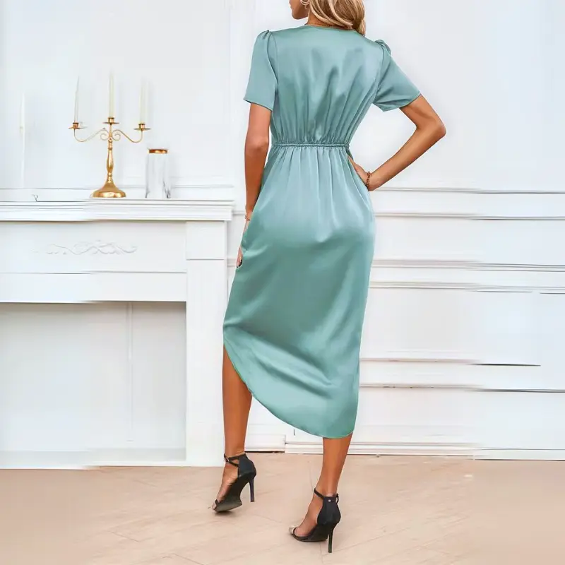 Robe Portefeuille Satin - Image 3