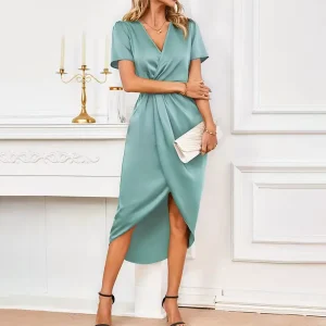Robe Portefeuille Satin