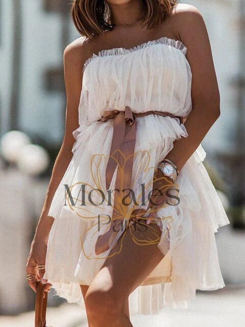 Robe blanche bohémienne – Image 5