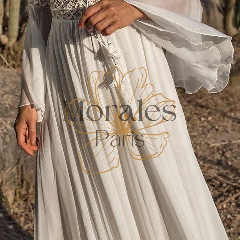 Robe blanche bohémienne – Image 6