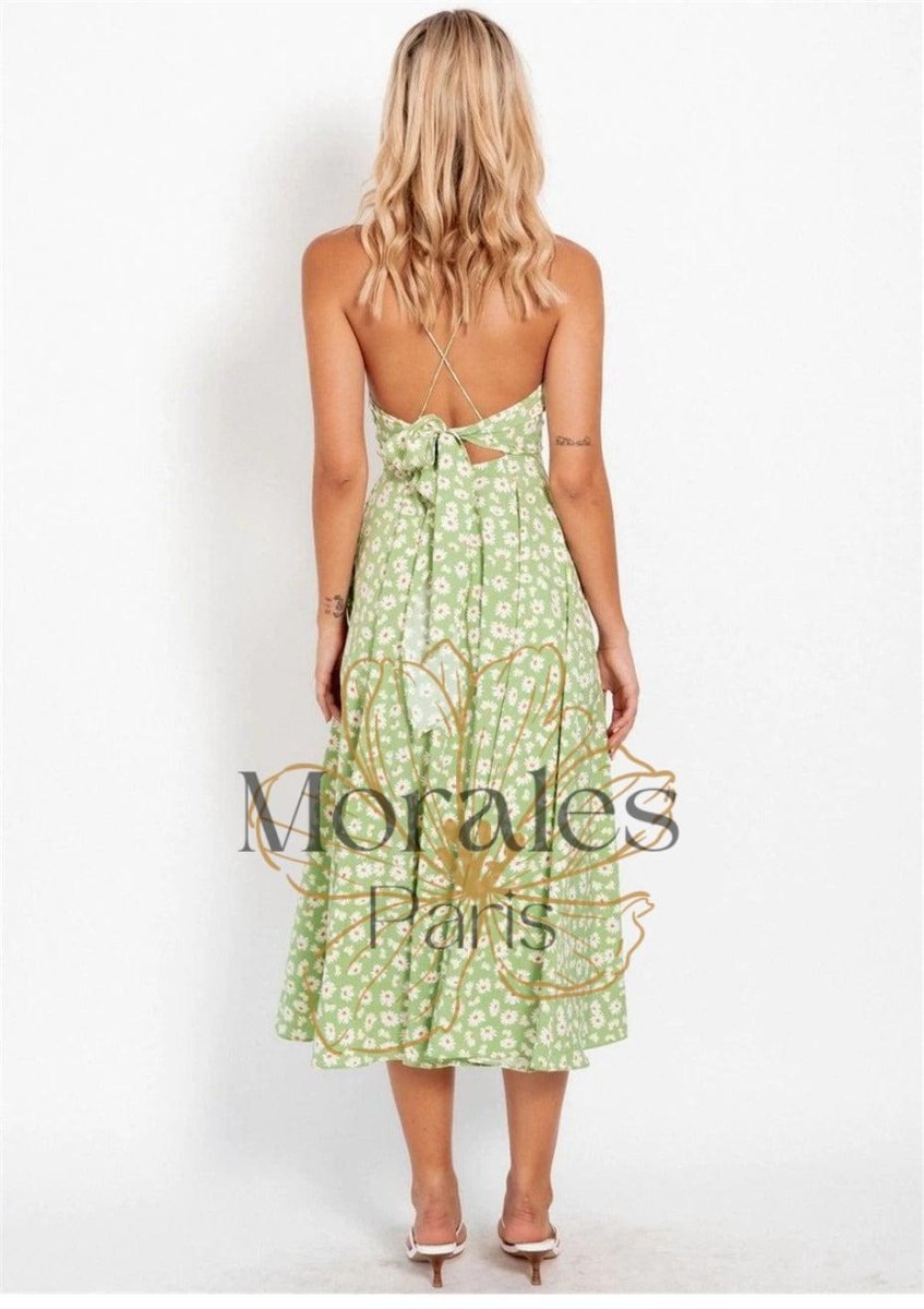 Robe bohème chic imprimé Floral – Image 6