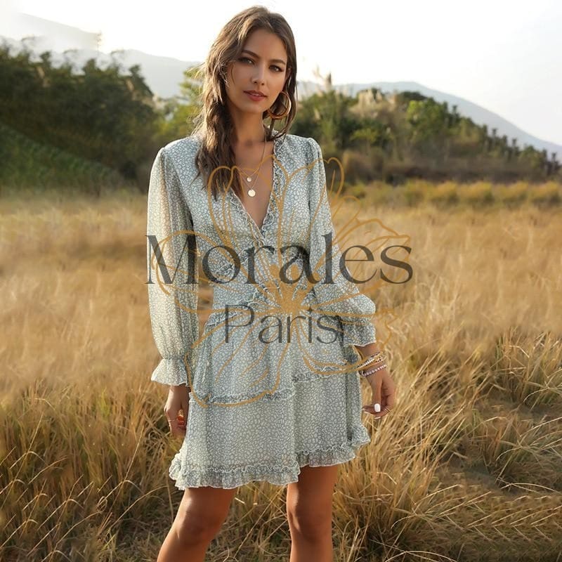 Robe bohème et champêtre chic dos nu – Image 2