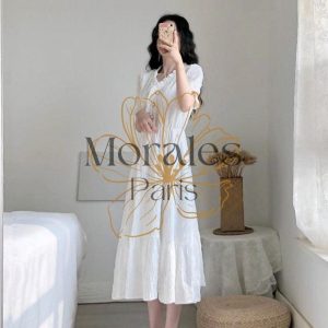 Robe Longue Blanche Bohémienne