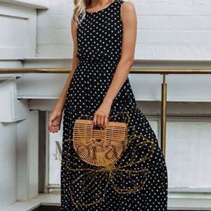 Robe Bohème Chic à Pois – Astrid