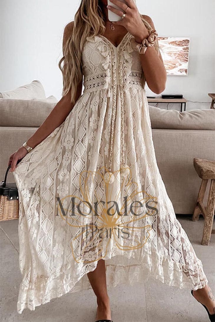 Robe Bohème à Pompon – Jeanne