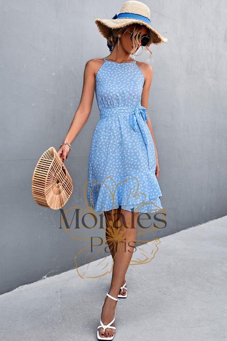 Robe Bohème Chic Bleu Marine – Antoinette - Image 5