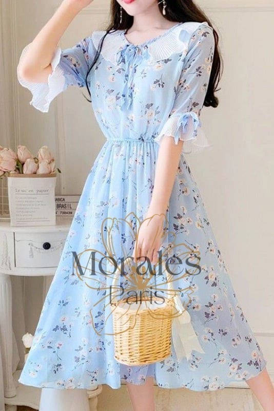 Robe Bohème Col Claudine – Anthelme