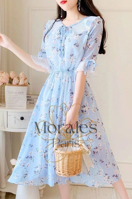 Robe Bohème Col Claudine – Anthelme - Image 5