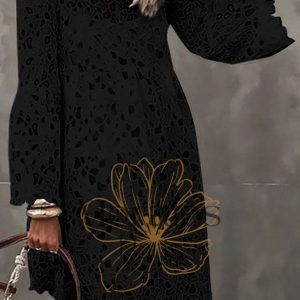 Robe Bohème en Dentelle Ajourée – Luna