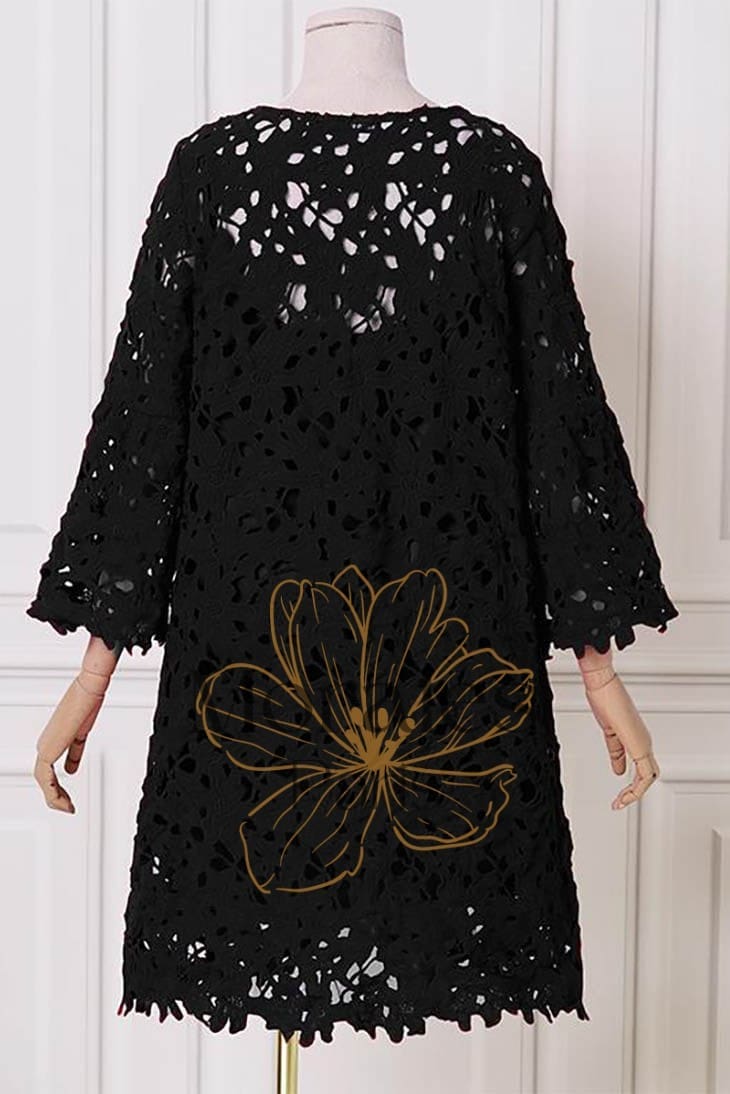 Robe Bohème en Dentelle Ajourée – Luna - Image 5