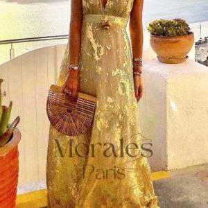 Robe Bohème Dorée – Pétronille