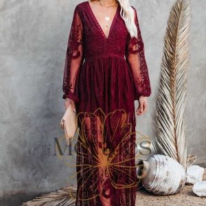 Robe Bohème Fendue – Adèle