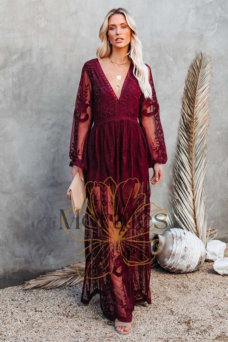 Robe Bohème Fendue – Adèle