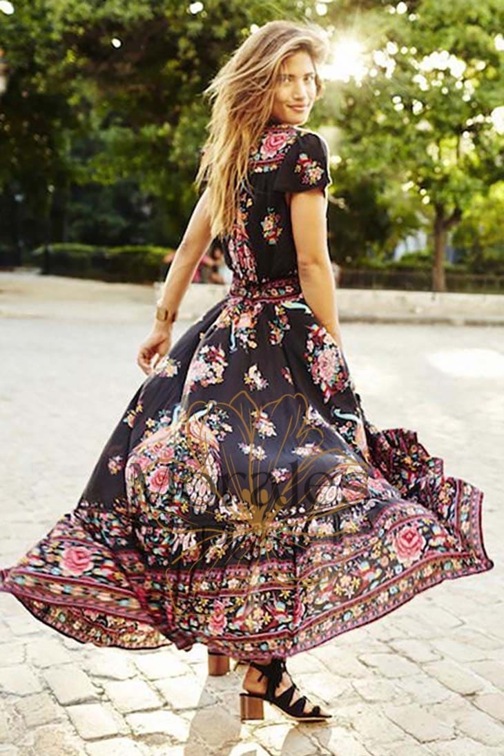 Robe Bohème Folk – Louise – Image 4