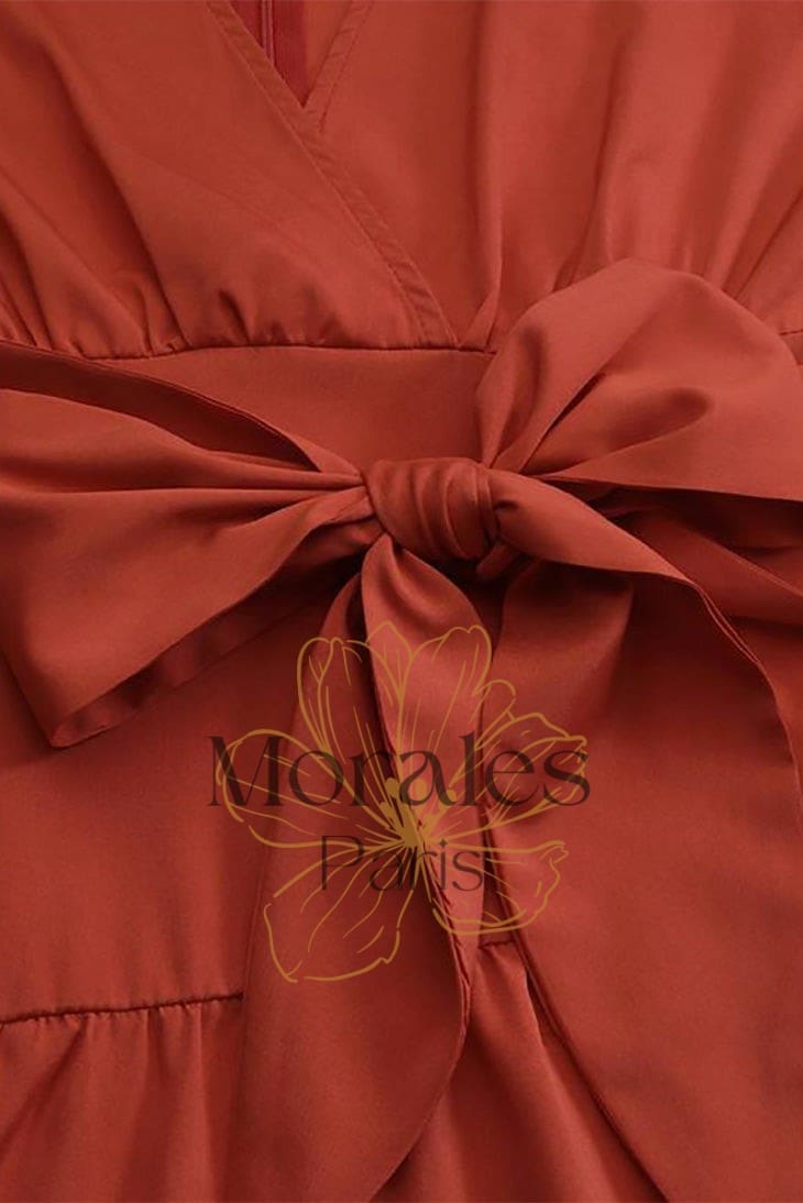 Robe Bohème Longue Vert Emeraude – Lucrèce - Image 9