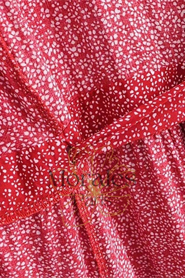 Robe Bohème à Manches Courtes – Iris - Image 9