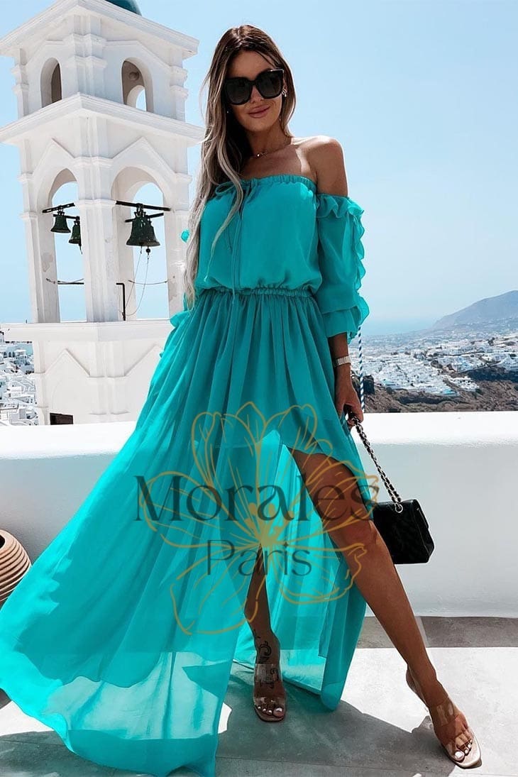 Robe Bohème Orange – Aurora – Image 4