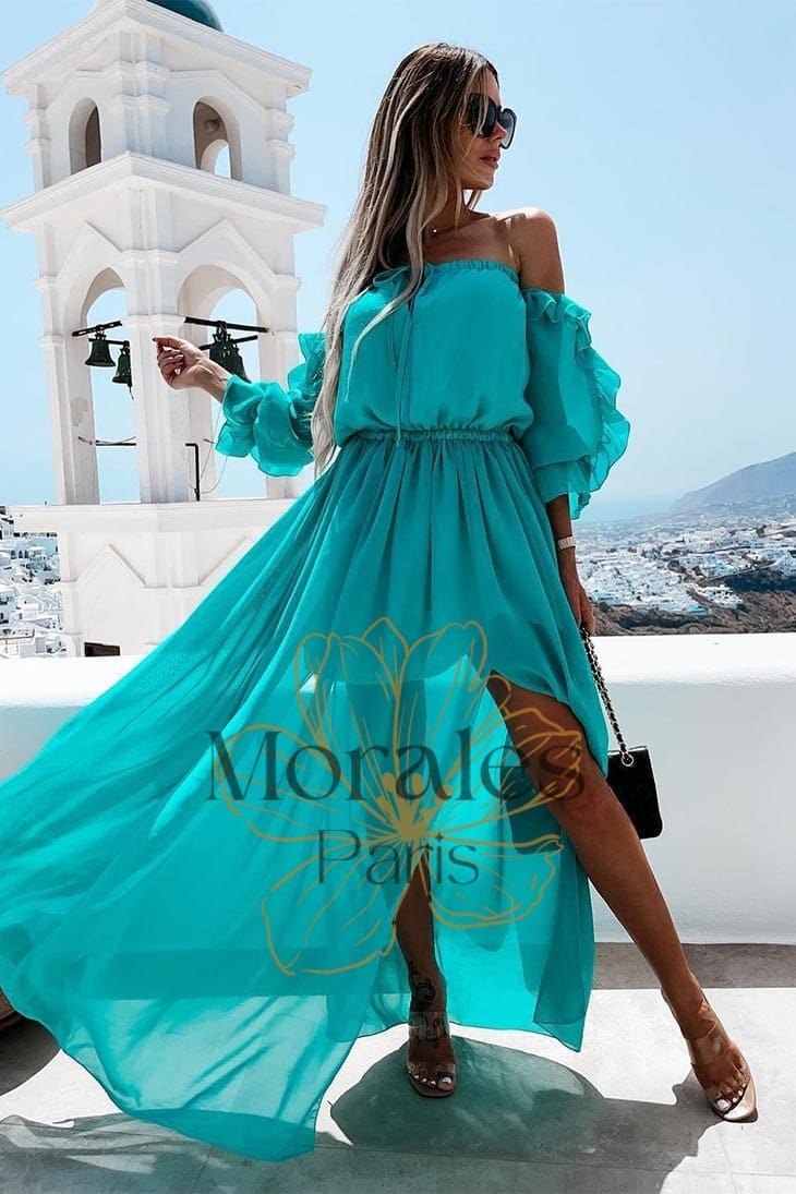 Robe Bohème Orange – Aurora – Image 6