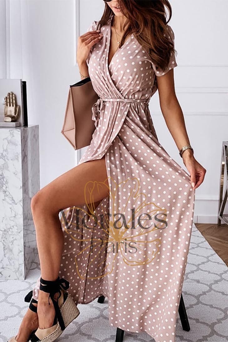 Robe Bohème Portefeuille – Séraphine – Image 8