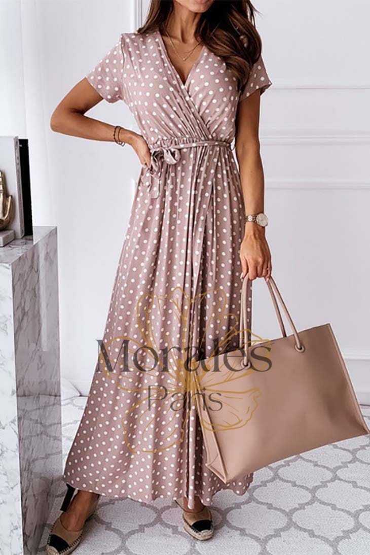 Robe Bohème Portefeuille – Séraphine – Image 6