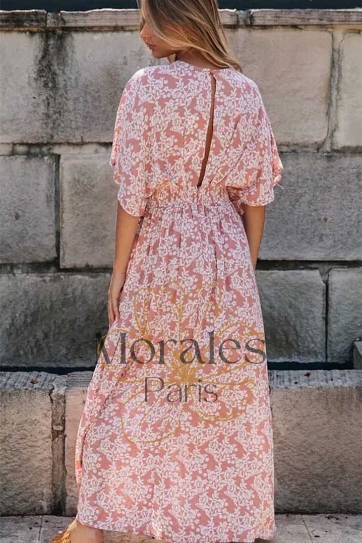 Robe Bohème Rose Pastel – Zoé - Image 4