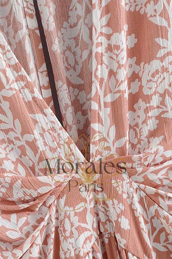 Robe Bohème Rose Pastel – Zoé - Image 7