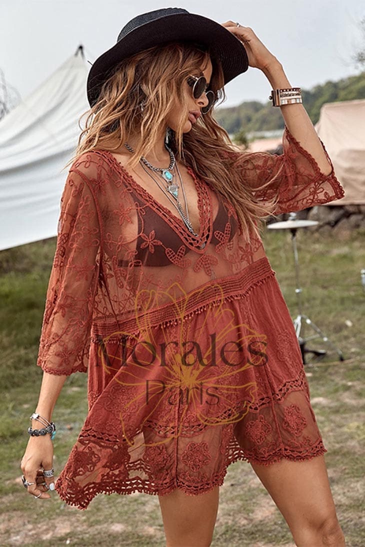 Robe Bohème Transparente – Anastasie - Image 7